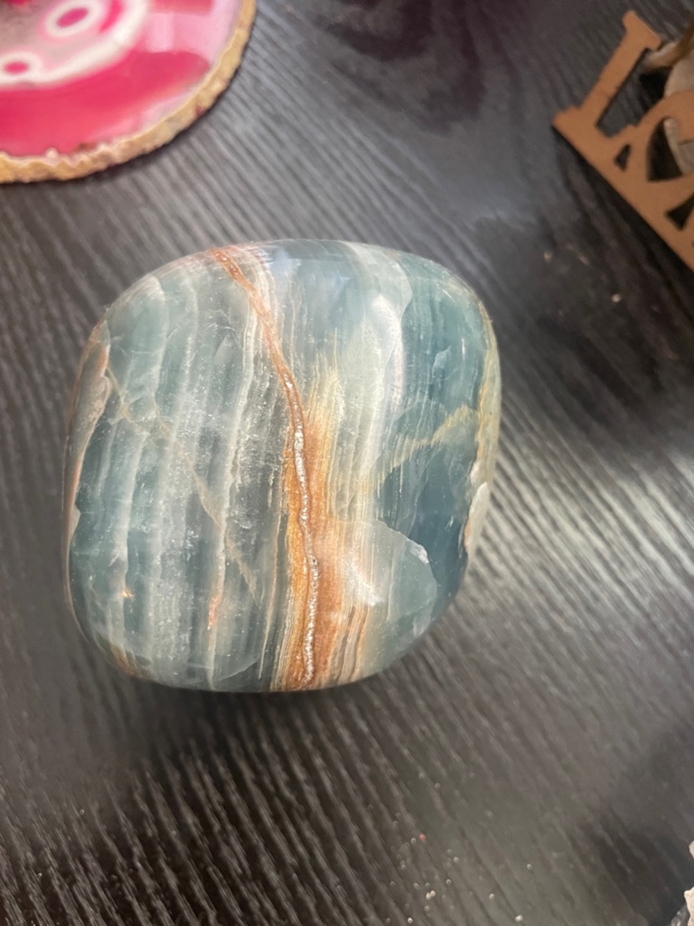 Natural Blue Calcite Crystal